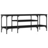 CLIHOME Iron Large TV Stands and Consoles, Metal TV Storage Cabinet 2 Open Compartments - 4 of 4
