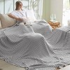 Bedsure Cooling Cotton Waffle Blanket-Lightweight Breathable Blanket of Rayon Derived from Bamboo - 4 of 4