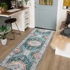 COZONY Washable Runner Rug Vintage Oriental Area Rugs for Bedroom Aesthetic Entryway Rug Non Slip Throw Rugs with Rubber Backing Distressed Carpet - 4 of 4