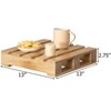 Vintiquewise Rustic Wooden Pallet Display Stand Natural Wood Riser for Home Decor, Table Centerpiece, Candle, Dessert, Plant, DIY, Party, Event - 4 of 4