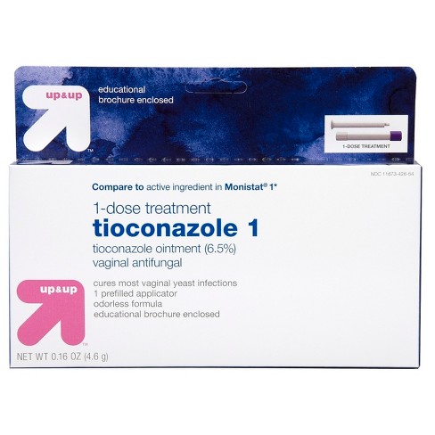 Ticonazole Anti-fungal Cream - 1 Day Treatment .16oz - Up&Up™ : Target