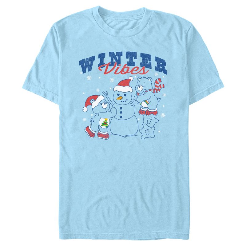 Men's Care Bears Winter Vibes T-Shirt, 1 of 5