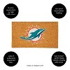 EvergreenNFLMiami Dolphins Logo Natural Coir 28 x 16 Inches Indoor Outdoor Doormat - 4 of 4