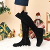 Allegra K Women's Halloween Side Zipper Chunky Heels Knee High Boots - 2 of 4