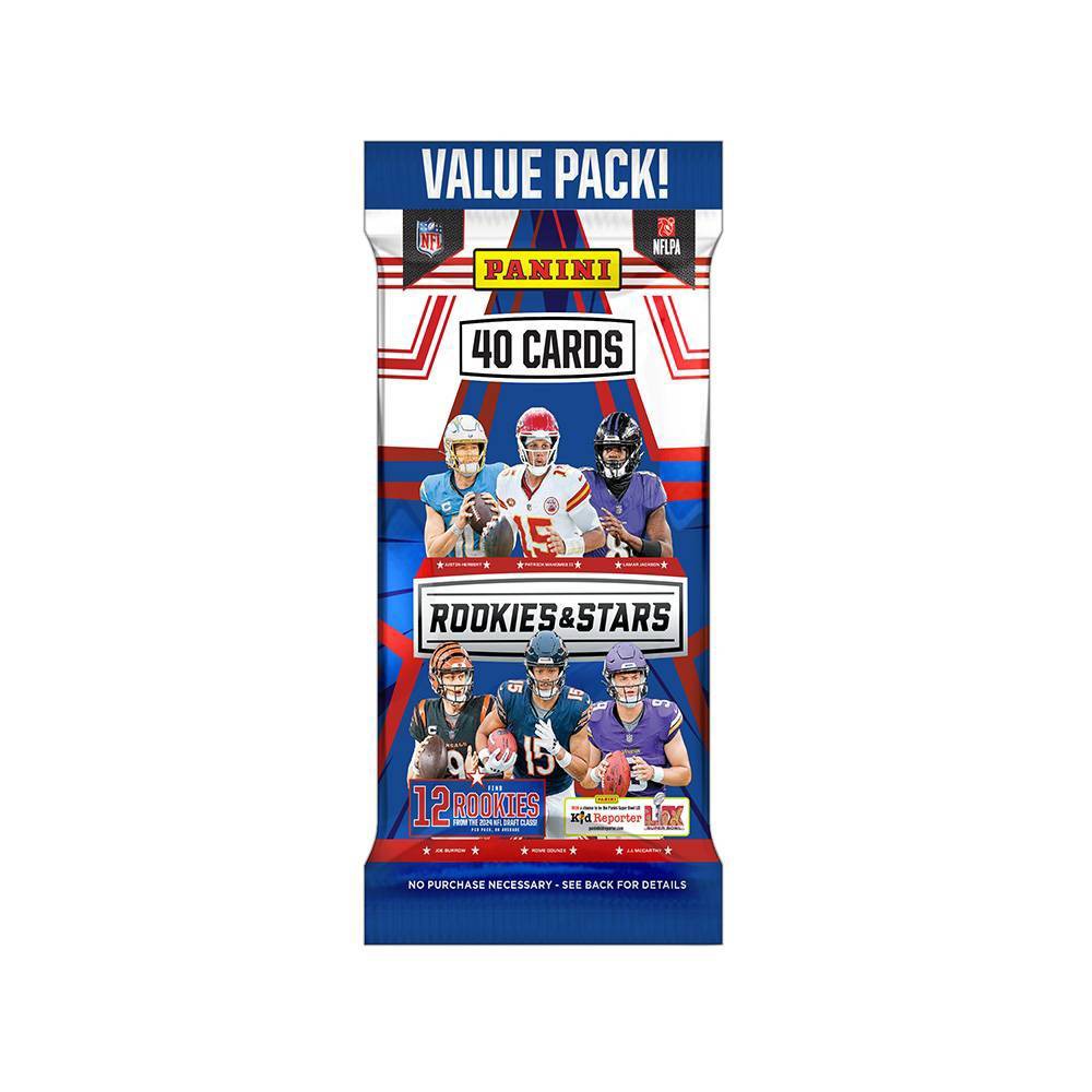 2024 Panini NFL Rookies and Stars Football Trading Card Value Pack