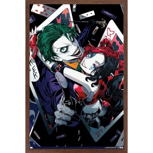 Trends International DC Comics - Harley Quinn Anime - Joker Hug Framed Wall Poster Prints - 1 of 4
