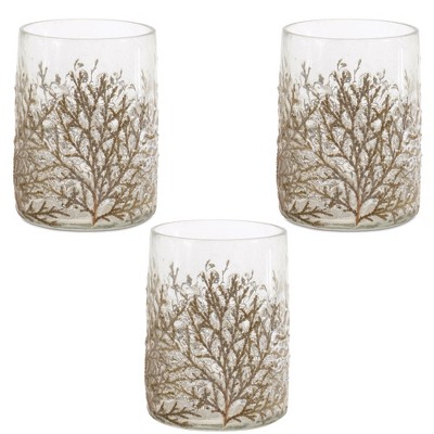 Melrose Dried Cedar Candle Holder (Set of 3)
