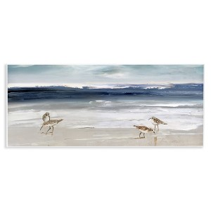 Stupell Industries Sandpipers Grazing Sea Shore Wall Plaque Art - 1 of 4