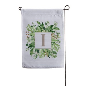 Personalization Mall Spring Greenery Personalized Letter Garden Flag - 1 of 1