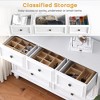 Vintage Dresser for Bedroom with 7 Drawers, Vintage Design Wood Drawer Dresser Chest of Drawers for Closet, Living Room, Hallway, Nursery - 4 of 4