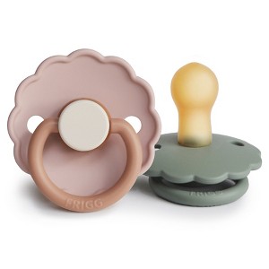 FRIGG Daisy Natural Rubber Pacifier 2-Pack - 1 of 4