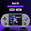 Voacle RG353P Handheld Game Console , Support 5G WiFi 4.2 Bluetooth Dual OS Android 11,Linux System RK3566 Chip Built-in 64G SD Card 4452 Games(Gray) - 2 of 4