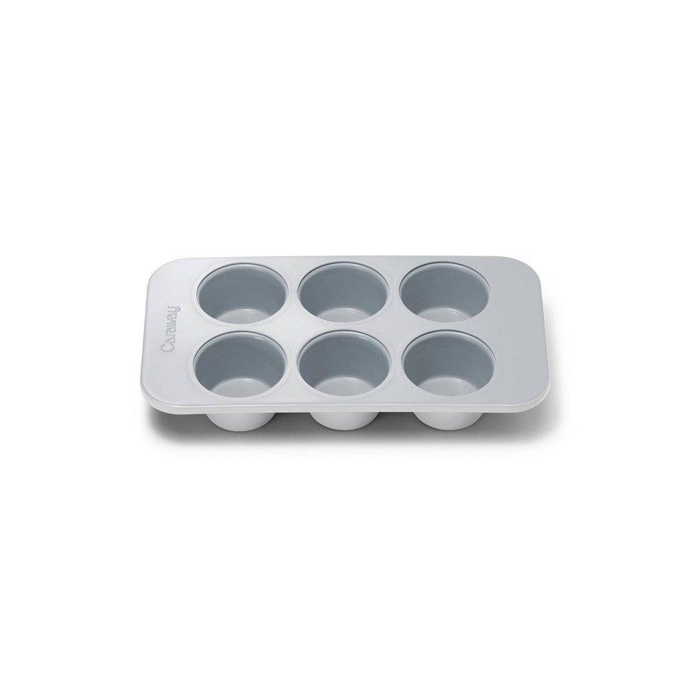 Caraway Home 6c Nonstick Ceramic Muffin Pan Gray
