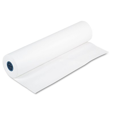 Pacon Lightweight Kraft Paper Roll, White, 24 In x 1000 Ft, 1 Roll