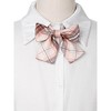 INSPIRE CHIC Women's Plaid Uniform Pre-tied Knot Cute Stylish Colorful Bow Ties - 4 of 4
