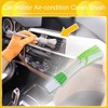 Unique Bargains Car Indoor Air-condition Clean Brush TPR 6.69" Green White 1 Pc - 2 of 4