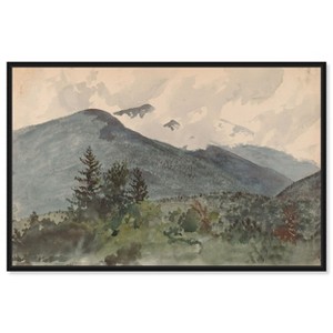 Art Remedy White Mountains Classic Landscape Art Framed - 1 of 4