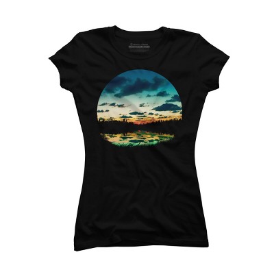 Junior's Design By Humans Summer Sunset By BobyBerto T-Shirt
