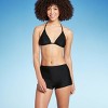 Women's Low-Rise Boyshorts Bikini Bottom - Wild Fable™ Black - image 3 of 4