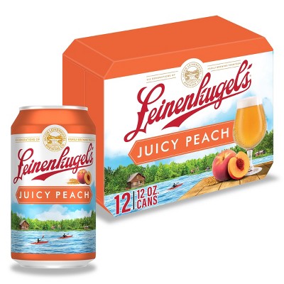 Leinenkugel's Juicy Peach - 12pk/12 Fl Oz Cans : Target