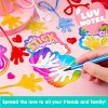 Joyfy 28 Pack Valentine's Day Sticky Hands with Cards, Classroom Exchange Gift for Kids, Classroom and Holiday Reward Prizes - 4 of 4