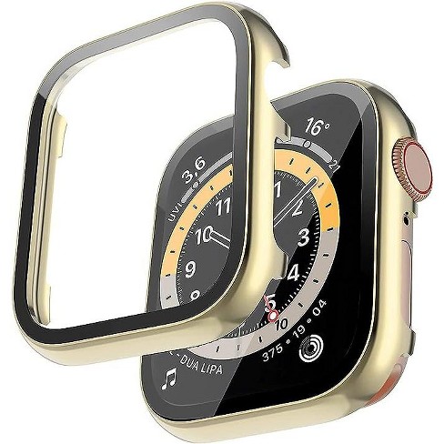 Ultimate steel apple watch case tempered glass hotsell screen protection