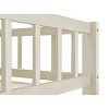 Okak Twin over Full Stairway Bunk Bed with Trundle, Easy Assembly, Cream - 4 of 4