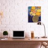Stupell Industries Summer Floral Abstract Blue Orange Yellow - 2 of 4