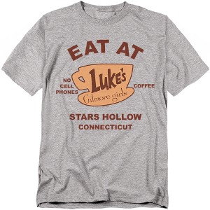 Men's Gilmore Girls Eat At Lukes T-Shirt - 1 of 4