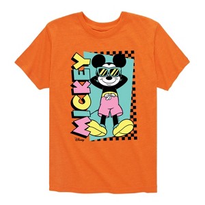 Boys' - Disney - Mickey Sunbathe Short Sleeve Graphic T-Shirt - 1 of 4