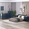 Festivo 4pc Modern Elegance Bedremm Chest and 6 Drawer Dresser and 2 Drawer Nightstands Set - 2 of 4