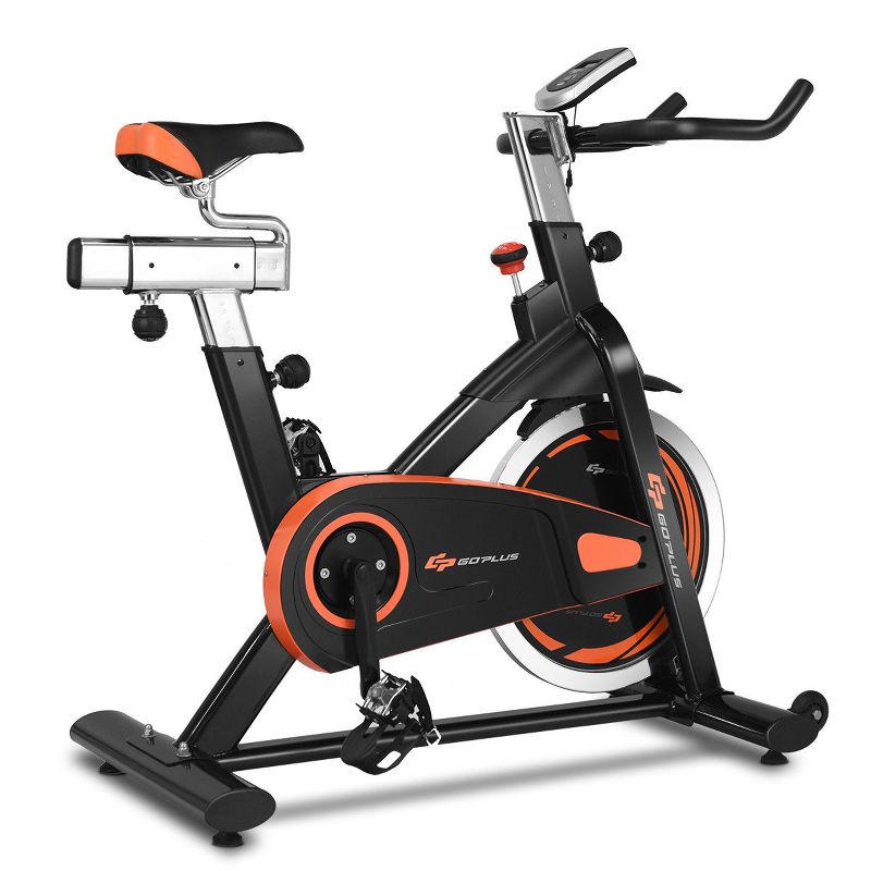Costway Exercise Bike Cycle Trainer Indoor Workout Cardio Fitness Bicycle Stationary, 1 of 11