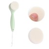 Unique Bargains Soft ABS PBT Wool Facial Cleansing Brush with Long Handle 1 Pc - 3 of 4