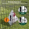 GOTGELIF  Large Metal Chicken Coop 130" x 40" Chicken Cage Hen House with Waterproof Cover - 4 of 4