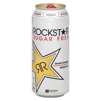 Rockstar Sugar Free Double Strength Energy Drink 16 Fl Oz Can Target
