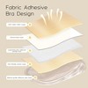 Niidor Women's Bra Sticky Strapless Bra Adhesive Invisible Push up Bra Strapless Backless Bra, Silicone Type - 4 of 4