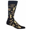 Brass Band Jazzy Socks from the Sock Panda (Men's Sizes, Adult Large) - 3 of 3