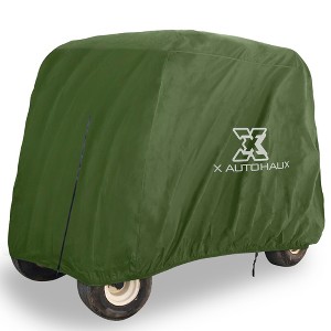 Unique Bargains Green Waterproof Outdoor Sun Rain Resistant Golf Cart Protective Cover Polyester Fabric - 1 of 4