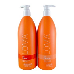 Loma Daily Shampoo (33.8 oz) & Daily Conditioner (33.8 oz) DUO SET KIT - Daily Cleanse, Vibrant Shine: Your Hair's Happy Place - 1 of 4