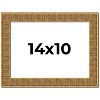 PosterPalooza | Photo Size Sculpted Black Picture Frame - UV Acrylic, Foam Board Backing, Hanging Hardware - 2 of 4