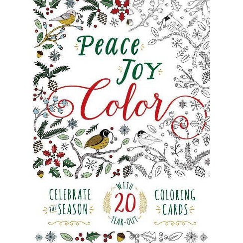 Peace. Joy. Color. Adult Coloring Book (Paperback) - image 1 of 1