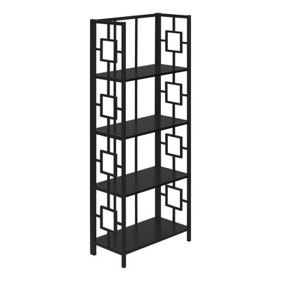 61.5" 4 Shelf Mix Material Etagere Bookcase - EveryRoom
