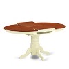 East West Furniture AVT-SBR-TP Oval Table with 18 - 3 of 4