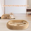 Large space sisal cat scratching board cat bed, one-piece enlarged and widened wear-resistant and non-chipping cat scratching basin with cat ball toy - 4 of 4