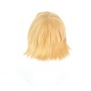 Unique Bargains Women's Wigs 12" Blonde with Wig Cap Straight Hair - 4 of 4
