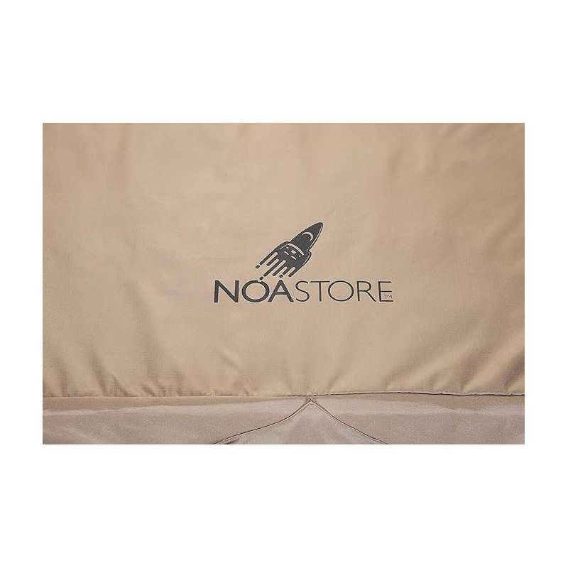 Noa Store Extra large rectangular Air Conditioner Cover, Beige, 3 of 5