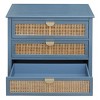 NicBex Natural Rattan 3 Drawer Cabinet Closet Organizers and Storage Dresser for Closet Chests of Drawers for Bedroom, Living Room - 2 of 4