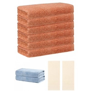 REGALWOVEN Striped Soft Absorbent Bathroom Cotton Towel Set 3 Pcs - 1 of 4