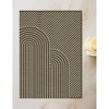 Area Rug Washable Solid Natural Accent Rug Non-Shedding Soft Low Pile Modern Cover Neutral Solid Carpet - 2 of 2