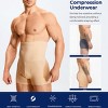 NEBILITY Men Tummy Control Shorts High Waist Slimming Underwear Body Shaper Seamless Belly Girdle Boxer Briefs - 4 of 4